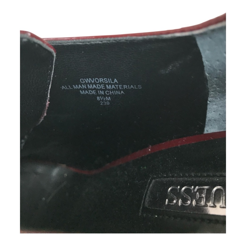 Guess Burgundy Patent Leather Heels - Picture 7 of 9